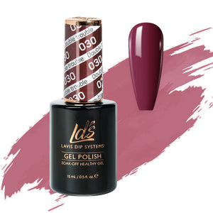 LDS Gel Polish 030 - Red Colors - Double Trouble