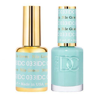  DND DC Gel Nail Polish Duo - 033 Green Colors - Nile Green by DND DC sold by DTK Nail Supply