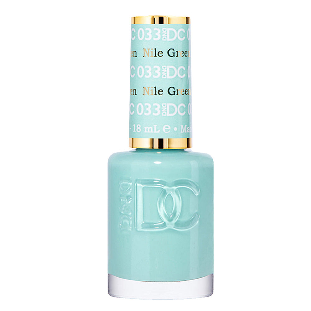 DND DC Nail Lacquer - 033 Green Colors - Nile Green by DND DC sold by DTK Nail Supply