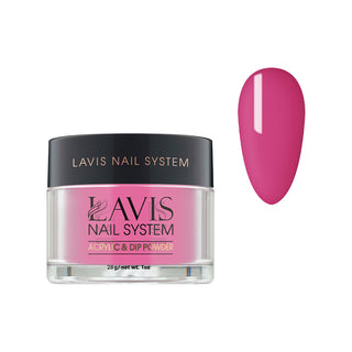  Lavis Acrylic Powder - 034 My Brother Says Pink - Pink, Neon Colors by LAVIS NAILS sold by DTK Nail Supply