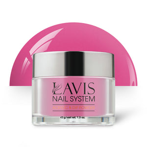 Lavis Acrylic Powder - 034 My Brother Says Pink by LAVIS NAILS sold by DTK Nail Supply