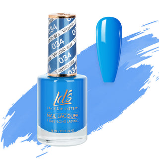  LDS 034 Vitamin Sea - LDS Healthy Nail Lacquer 0.5oz by LDS sold by DTK Nail Supply