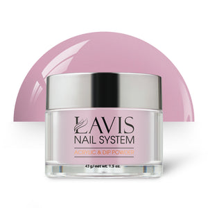 Lavis Acrylic Powder - 038 Summertime Rose by LAVIS NAILS sold by DTK Nail Supply