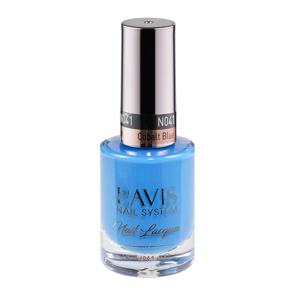 LAVIS Nail Lacquer - 041 Cobalt Blue by LAVIS NAILS sold by DTK Nail Supply