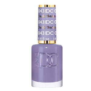DND DC Nail Lacquer - 043 Purple, Gray Colors - Dark Salmon by DND DC sold by DTK Nail Supply