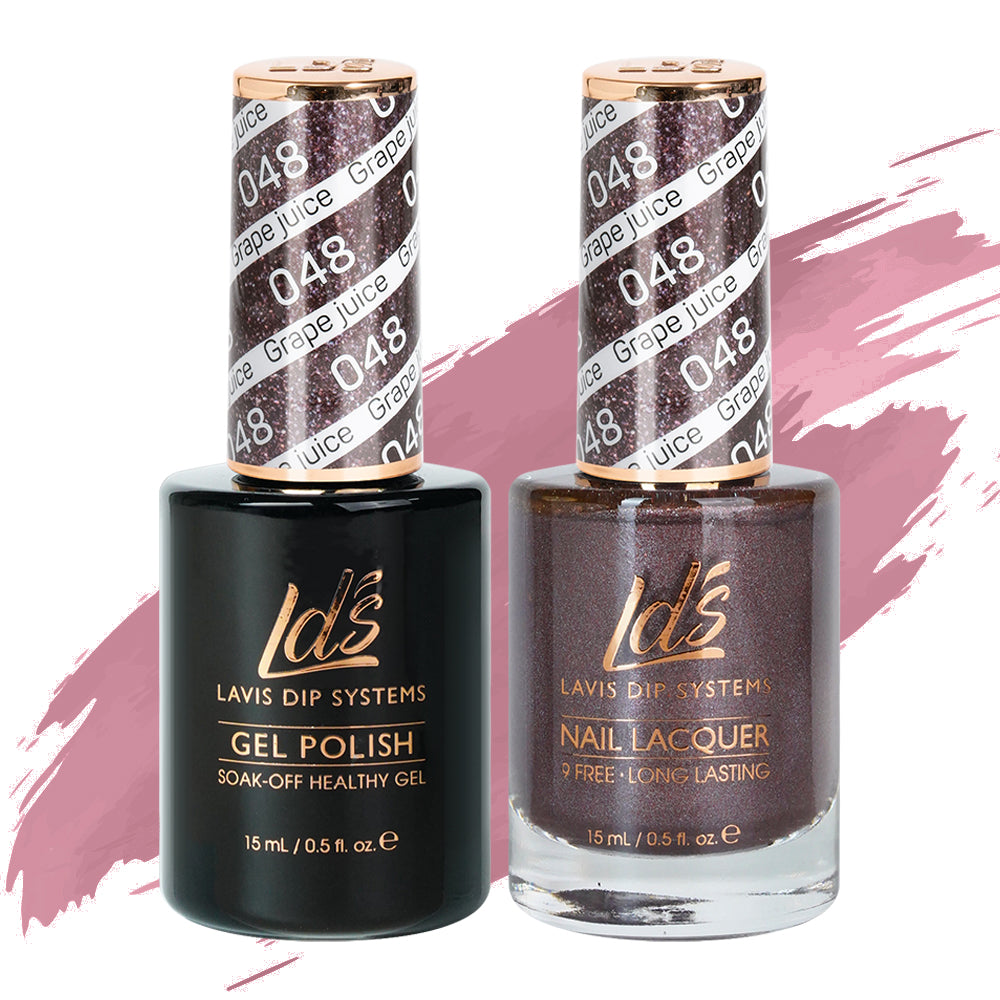 LDS Gel Nail Polish Duo - 048 Grape Juice by LDS sold by DTK Nail Supply