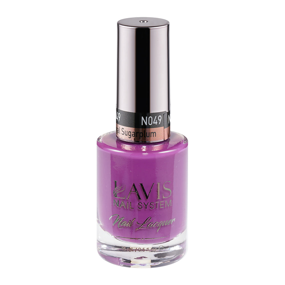 LAVIS Nail Lacquer - 049 Royal Sugarplum by LAVIS NAILS sold by DTK Nail Supply