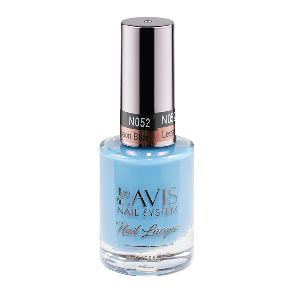 LAVIS Nail Lacquer - 052 Lesson Blue by LAVIS NAILS sold by DTK Nail Supply