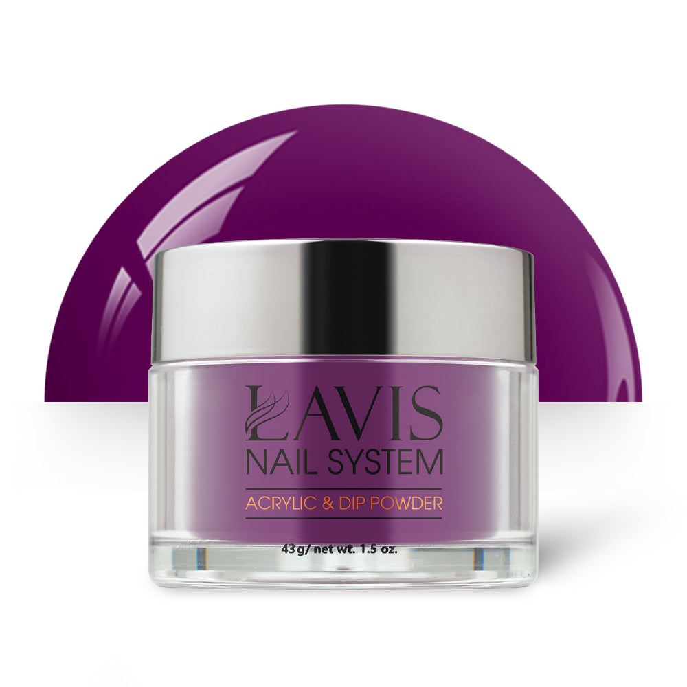 Lavis Acrylic Powder - 055 Mystical Purple by LAVIS NAILS sold by DTK Nail Supply