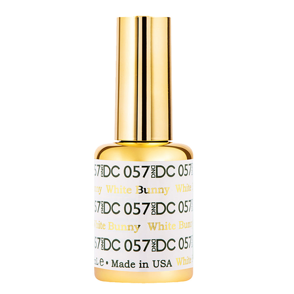 DND DC Gel Polish - 057 Off White Colors - White Bunny