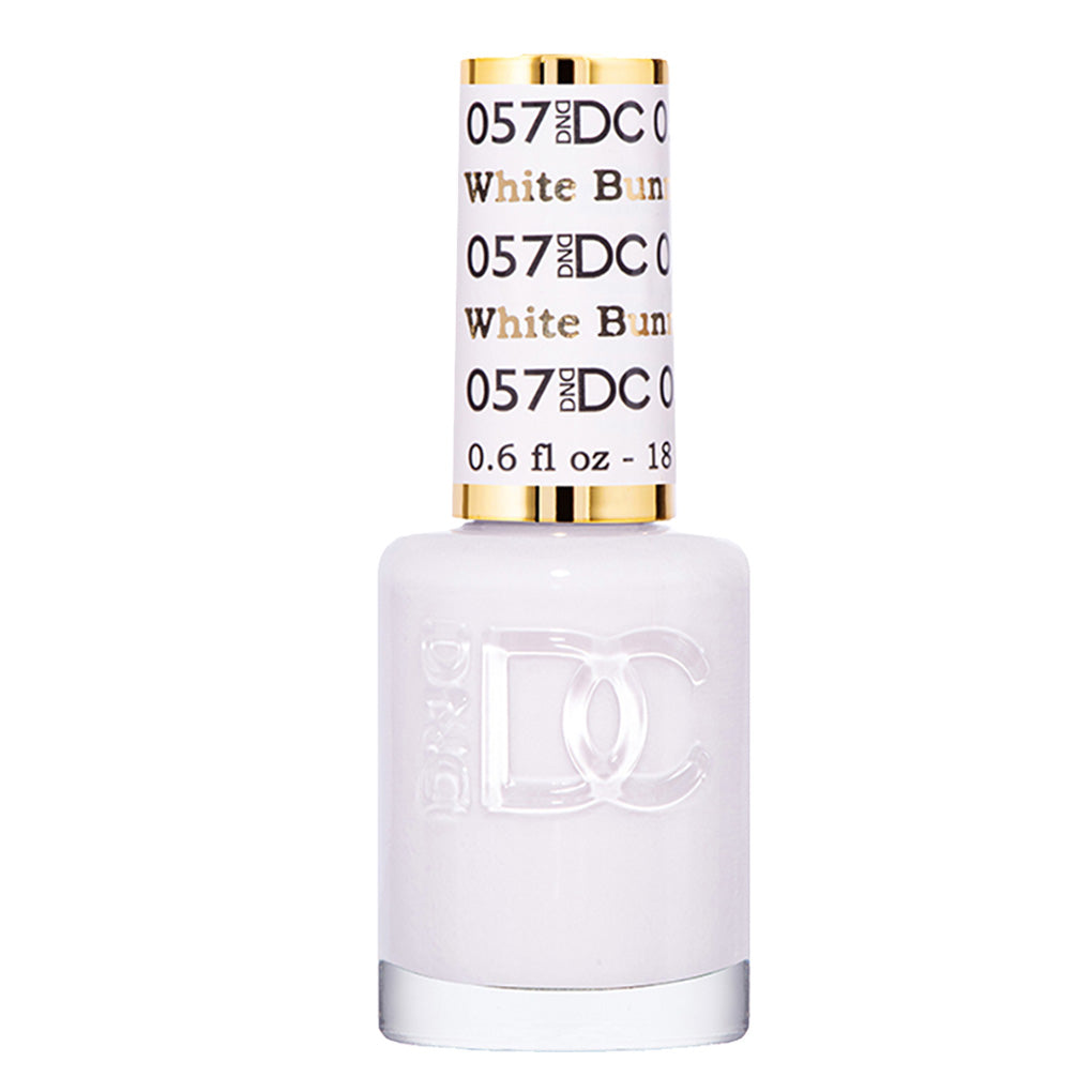 DND DC Nail Lacquer - 057 Off White Colors - White Bunny by DND DC sold by DTK Nail Supply
