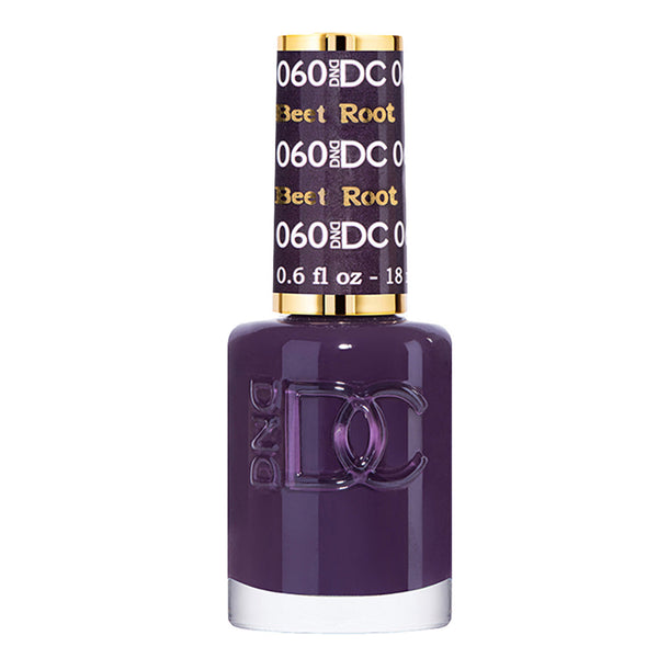 DND DC Nail Lacquer - 060 Purple Colors - Beet Root by DND DC sold by DTK Nail Supply