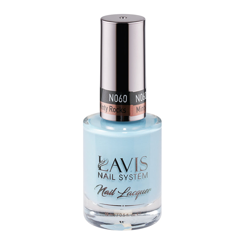 LAVIS Nail Lacquer - 060 Minty Rocks by LAVIS NAILS sold by DTK Nail Supply