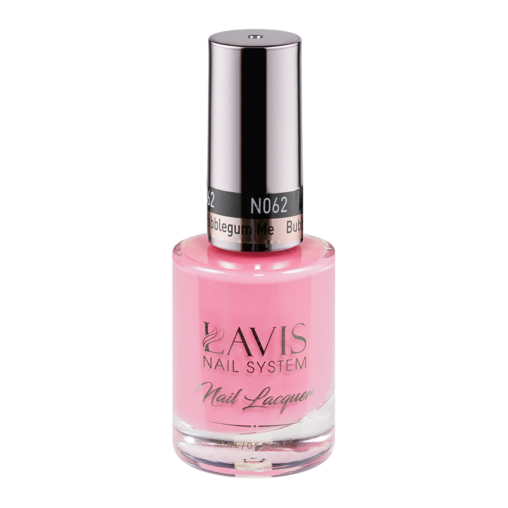 LAVIS Nail Lacquer - 062 Bubblegum Me by LAVIS NAILS sold by DTK Nail Supply