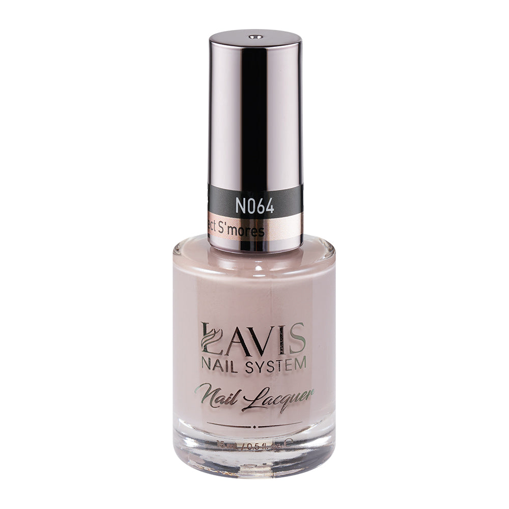 LAVIS Nail Lacquer - 064 Perfect S'mores by LAVIS NAILS sold by DTK Nail Supply