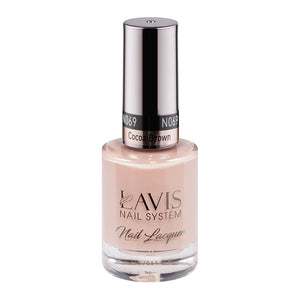 LAVIS Nail Lacquer - 069 Cocoa Brown by LAVIS NAILS sold by DTK Nail Supply