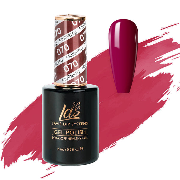 LDS Gel Polish 070 - Red Colors - Mulberry