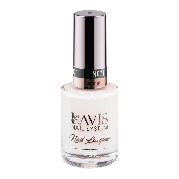LAVIS Nail Lacquer - 071 Coconut by LAVIS NAILS sold by DTK Nail Supply