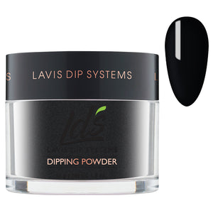 LDS Dipping Powder Nail - 074 Black List by LDS sold by DTK Nail Supply
