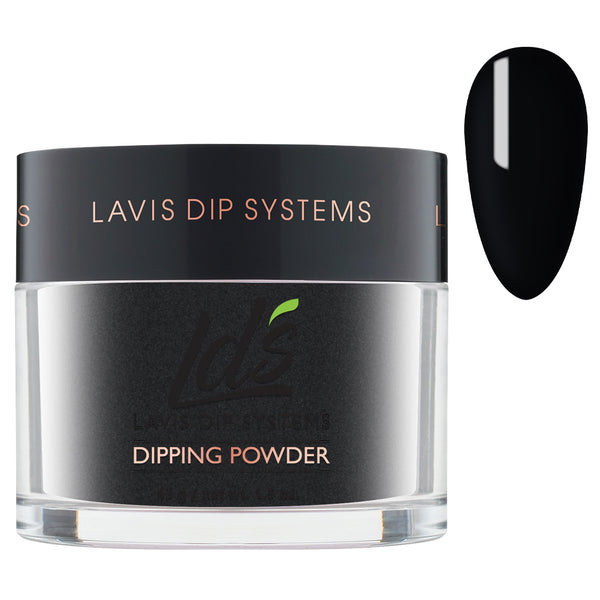 LDS Dipping Powder Nail - 074 Black List by LDS sold by DTK Nail Supply