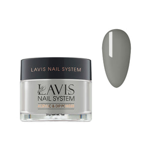 Lavis Acrylic Powder - 075 Cloudy Gray by LAVIS NAILS sold by DTK Nail Supply