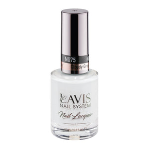 LAVIS Nail Lacquer - 075 Cloudy Gray by LAVIS NAILS sold by DTK Nail Supply