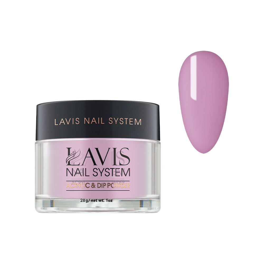 Lavis Acrylic Powder - 076 Taro Purple by LAVIS NAILS sold by DTK Nail Supply