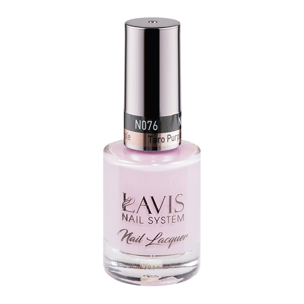 LAVIS Nail Lacquer - 076 Taro Purple by LAVIS NAILS sold by DTK Nail Supply