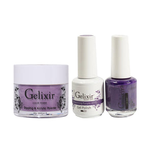 Gelixir 3 in 1 - 077 Charming Purple - Acrylic & Dip Powder, Gel & Lacquer by Gelixir sold by DTK Nail Supply