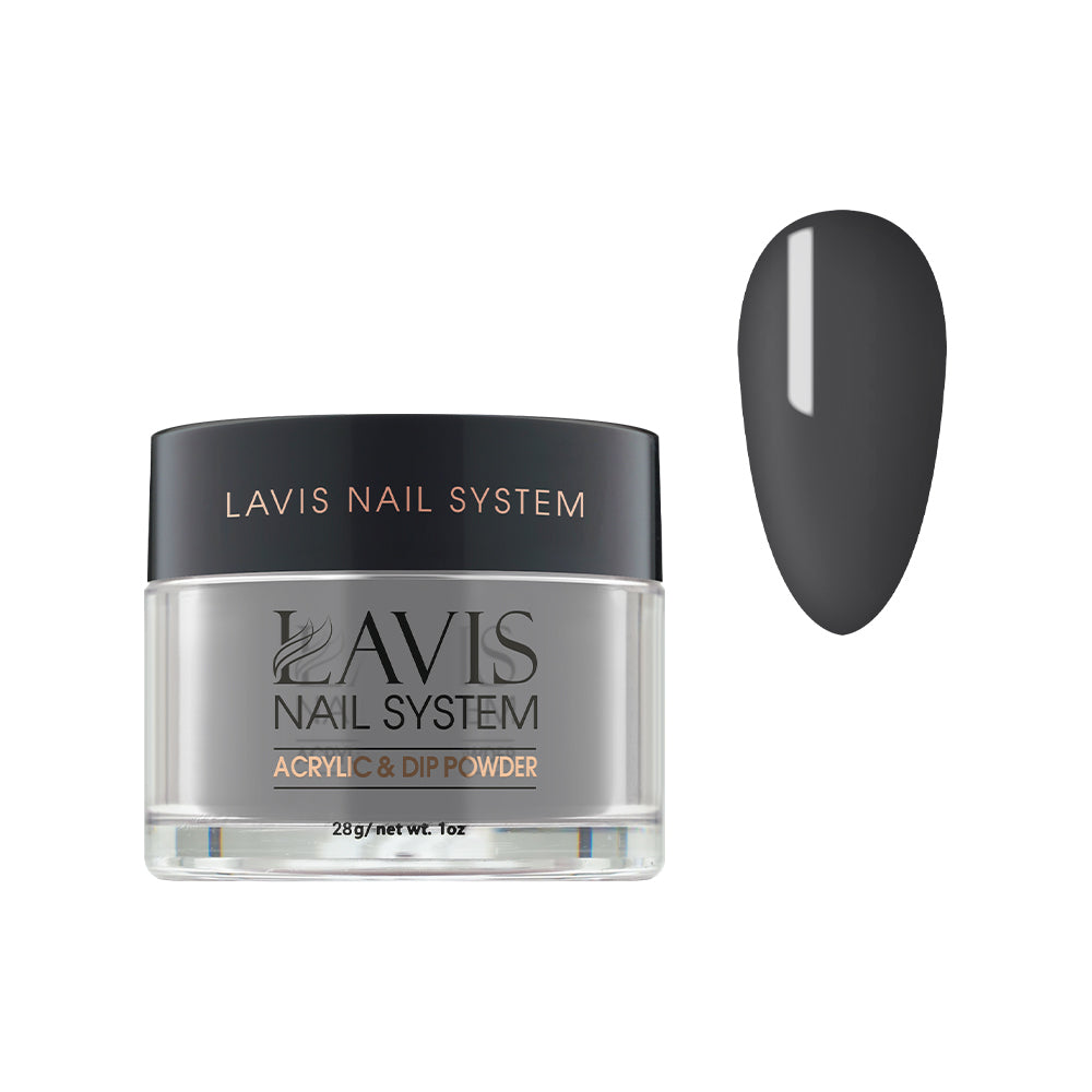 Lavis Acrylic Powder - 079 Metal Gray by LAVIS NAILS sold by DTK Nail Supply