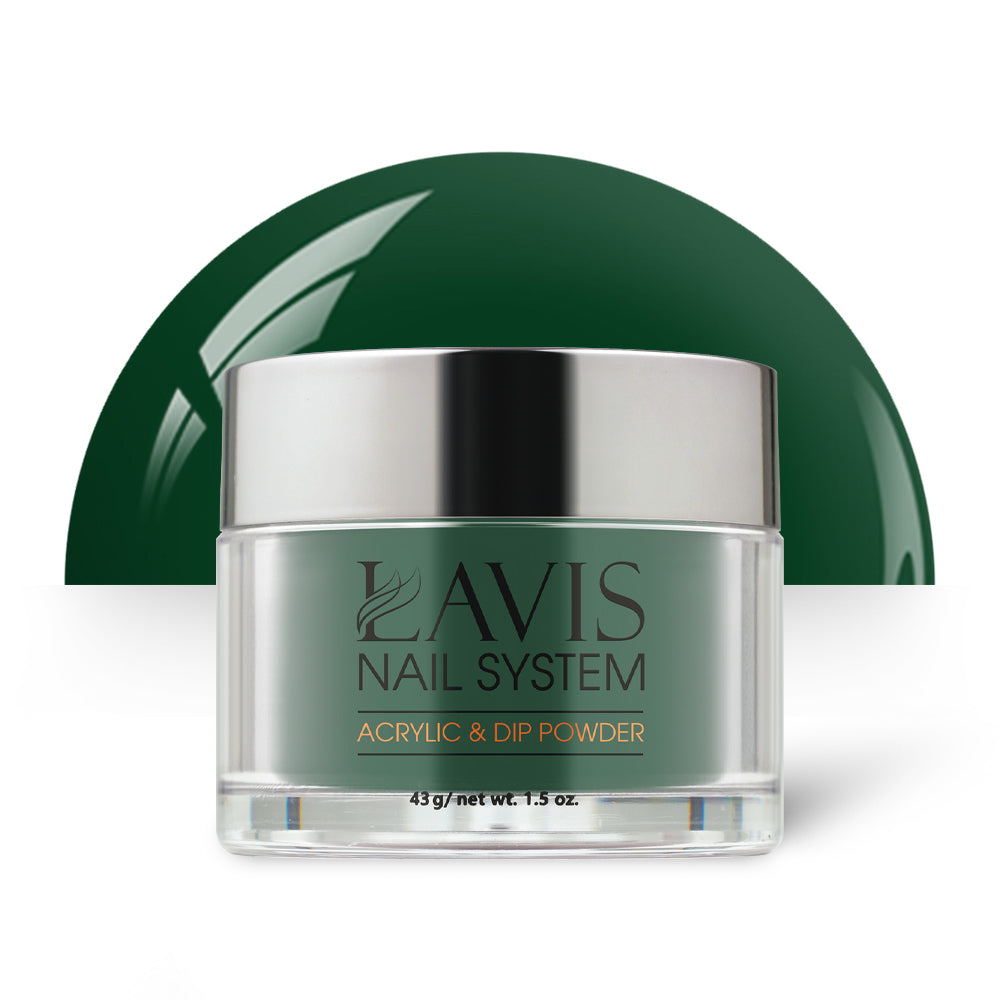 Lavis Acrylic Powder - 083 Fresh Pine by LAVIS NAILS sold by DTK Nail Supply