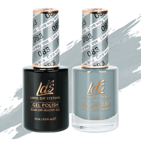 LDS Gel Nail Polish Duo - 083 Care Way Less by LDS sold by DTK Nail Supply