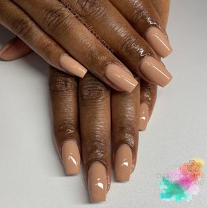 DND DC Nail Lacquer - 083 Neutral, Brown Colors - Eggshell by DND DC sold by DTK Nail Supply