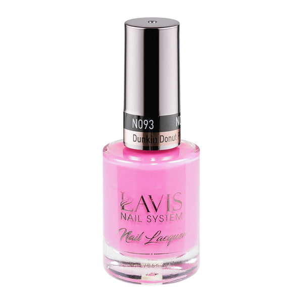 LAVIS Nail Lacquer - 093 Dunkin Donut Pink by LAVIS NAILS sold by DTK Nail Supply