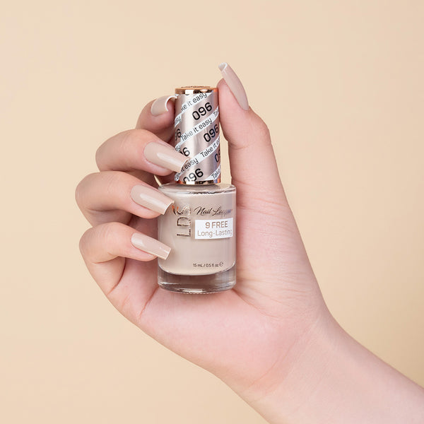 LDS Nail Lacquer - 096 Take It Easy by LDS sold by DTK Nail Supply