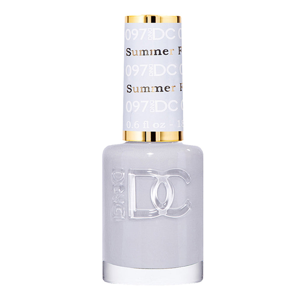 DND DC Nail Lacquer - 097 Gray Colors - Summer Fuji by DND DC sold by DTK Nail Supply