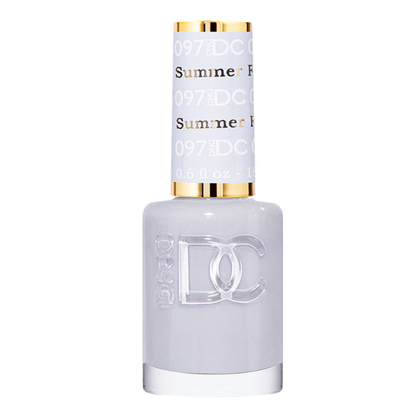 DND DC Nail Lacquer - 097 Gray Colors - Summer Fuji by DND DC sold by DTK Nail Supply