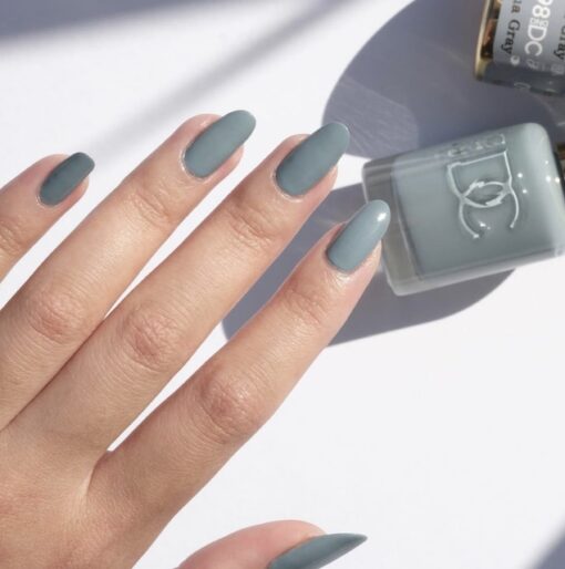 DND DC Nail Lacquer - 098 Gray Colors - Aqua Gray by DND DC sold by DTK Nail Supply