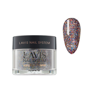 Lavis Acrylic Powder - 102 Kaleidoscope by LAVIS NAILS sold by DTK Nail Supply