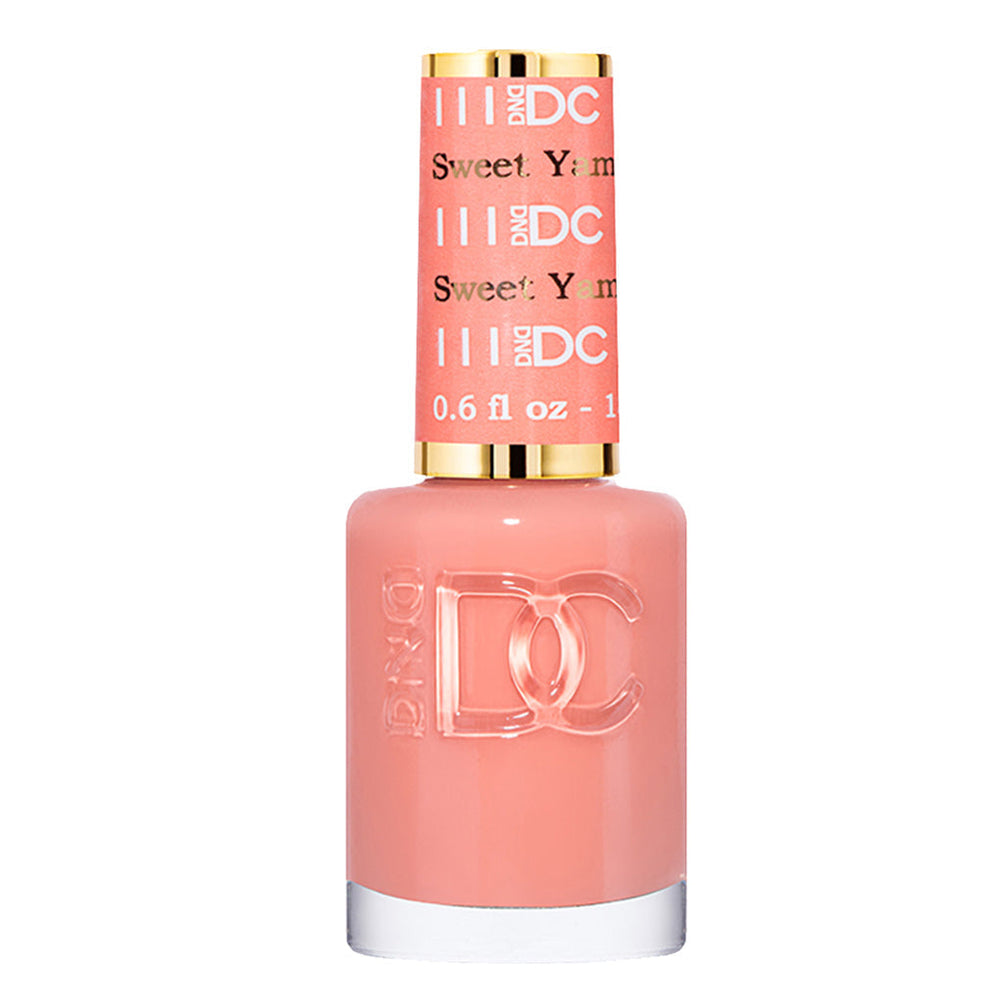 DND DC Nail Lacquer - 111 Coral Colors - Sweet Yam by DND DC sold by DTK Nail Supply