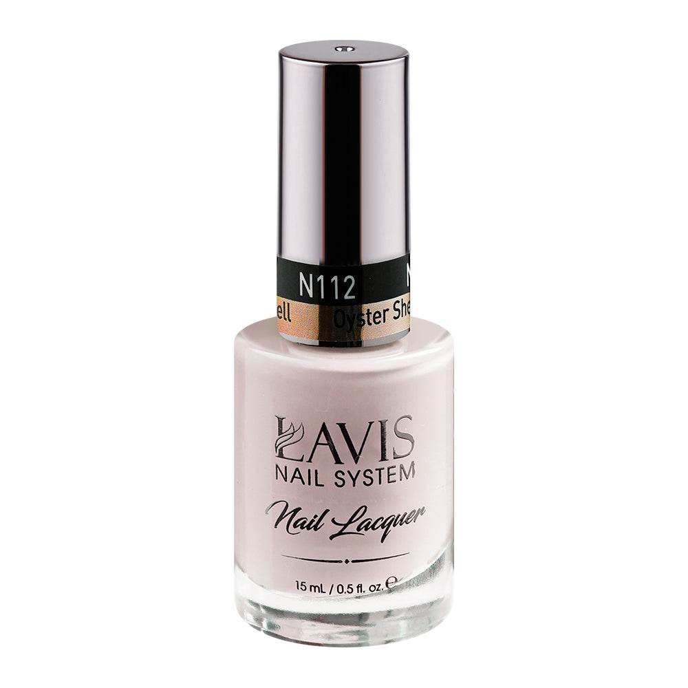 LAVIS Nail Lacquer - 112 Oyster Shell - 0.5oz by LAVIS NAILS sold by DTK Nail Supply
