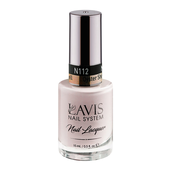 LAVIS Nail Lacquer - 112 Oyster Shell - 0.5oz by LAVIS NAILS sold by DTK Nail Supply