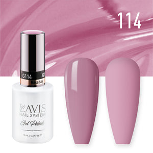 LAVIS Nail Lacquer - 114 Rosebay - 0.5oz by LAVIS NAILS sold by DTK Nail Supply