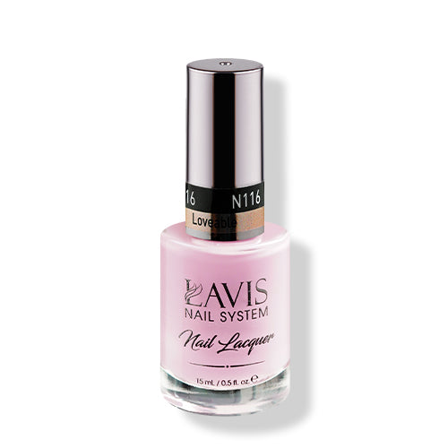 LAVIS Nail Lacquer - 116 Loveable - 0.5oz by LAVIS NAILS sold by DTK Nail Supply
