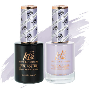 LDS Gel Nail Polish Duo - 116 Coal Hearted by LDS sold by DTK Nail Supply