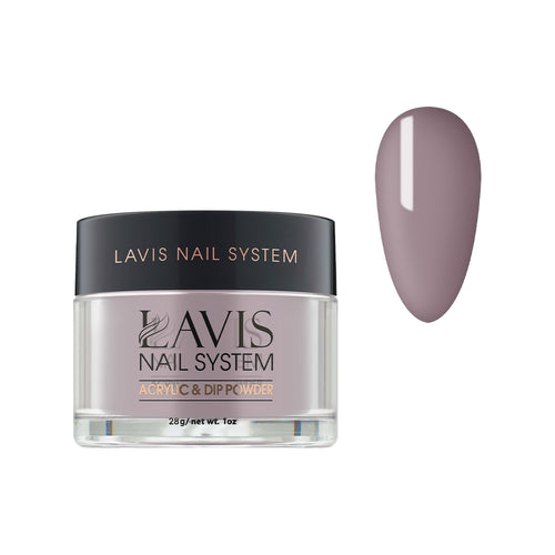 Lavis Acrylic Powder - 117 Silver Service - Gray Colors by LAVIS NAILS sold by DTK Nail Supply