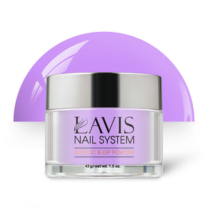 Lavis Acrylic Powder - 119 Magical - Violet Colors by LAVIS NAILS sold by DTK Nail Supply