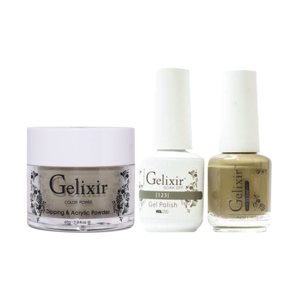 Gelixir 3 in 1 - 123 - Acrylic & Dip Powder, Gel & Lacquer by Gelixir sold by DTK Nail Supply