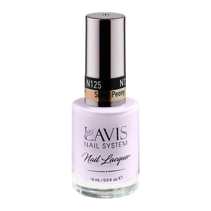 LAVIS Nail Lacquer - 125 Silver Peony - 0.5oz by LAVIS NAILS sold by DTK Nail Supply