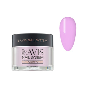 Lavis Acrylic Powder - 127 Euphoric Lilac - Violet Colors by LAVIS NAILS sold by DTK Nail Supply